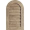Ekena Millwork Timberthane Sandblasted Round Top Faux Wood Non-Functional Gable Vent, Primed Tan, 14"W x 30"H GVURRT14X30DSDPR - alternate 1